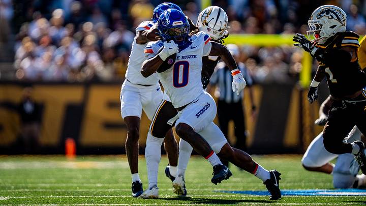 Boise State running back Dylan Riley. Boise State running back Dylan Riley.