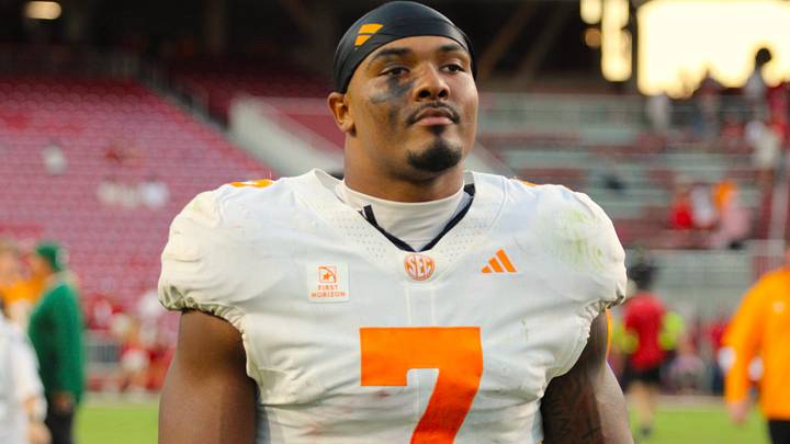 Arion Carter following the game between Tennessee and Arkansas.