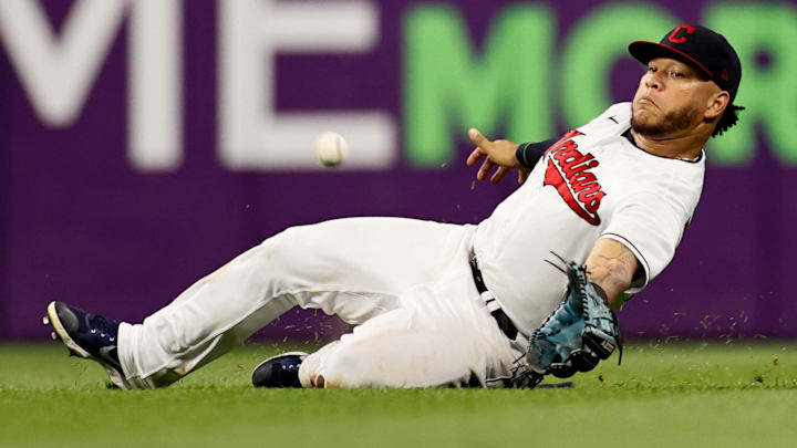 Harold Ramírez jugó en 2021 con el equipo de Cleveland 