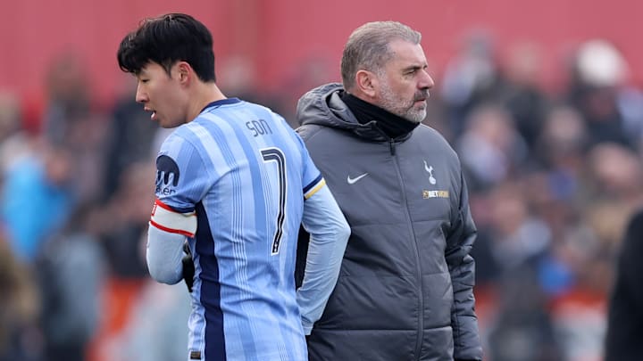 Son Heung-min and Ange Postecoglou are thought to have different views Son Heung-min and Ange Postecoglou are thought to have different views