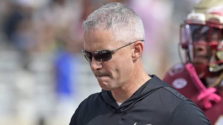 Florida State Seminoles head coach Mike Norvell
