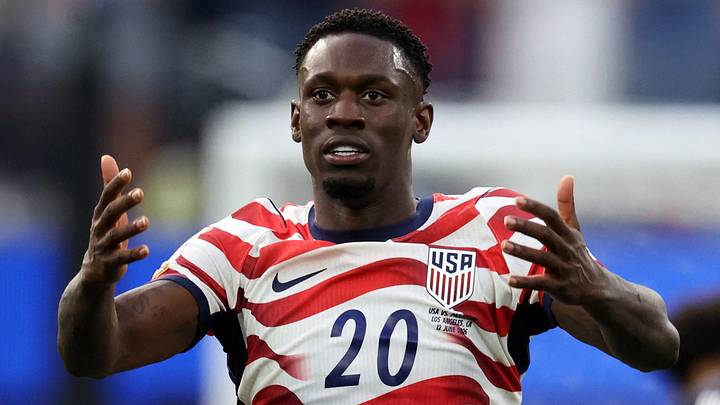 June 12, 2026; Inglewood, California, U.S.; Folarin Balogun of the U.S. celebrates scoring a goal that was later disallowed. Mandatory Credit: Kiyoshi Mio-Imagn Images June 12, 2026; Inglewood, California, U.S.; Folarin Balogun of the U.S. celebrates scoring a goal that was later disallowed. Mandatory Credit: Kiyoshi Mio-Imagn Images