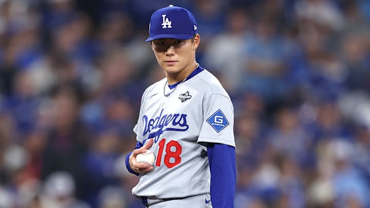 Los Angeles Dodgers SP Yoshinobu Yamamoto Los Angeles Dodgers SP Yoshinobu Yamamoto