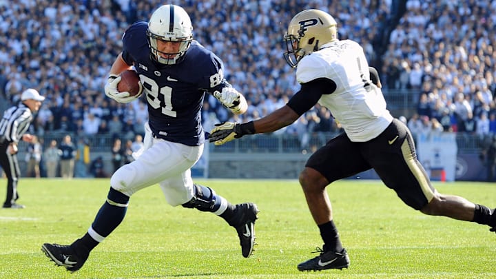 Penn State Nittany Lions tight end Adam Breneman (81)
