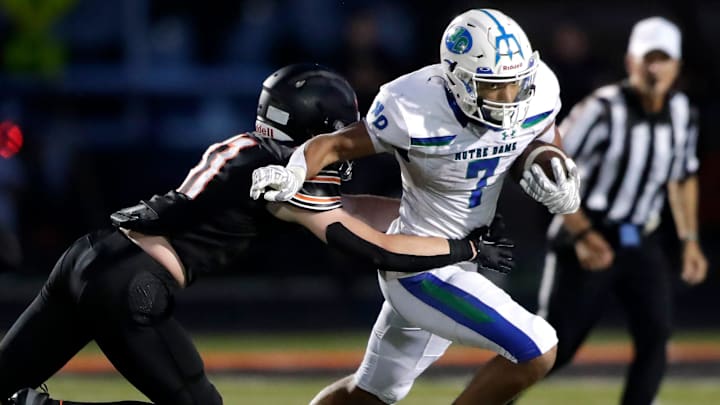 Notre Dame Academy’s Kingston Allen (7).