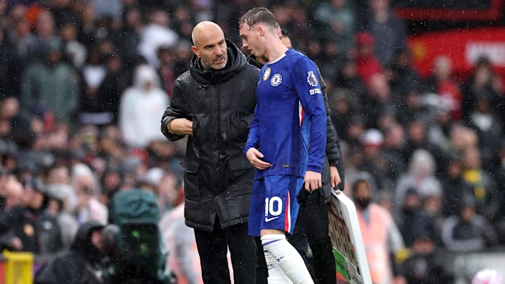 Cole Palmer se lesionó en la visita del Chelsea al Manchester United el 20 de septiembre