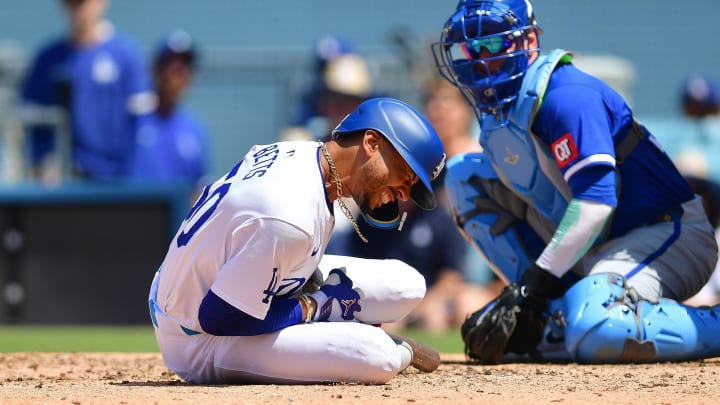 Los Angeles Dodgers shortstop Mookie Betts. Los Angeles Dodgers shortstop Mookie Betts.