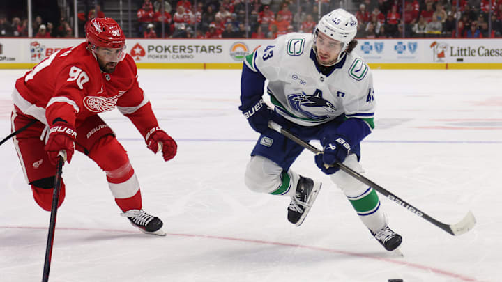 Vancouver Canucks v Detroit Red Wings