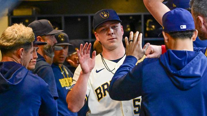 Milwaukee Brewers starting pitcher Kyle Harrison.