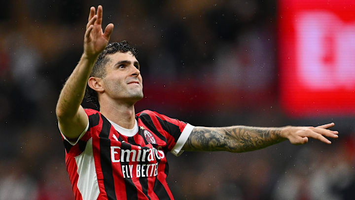 Christian Pulisic  at AC Milan v Udinese - Serie A