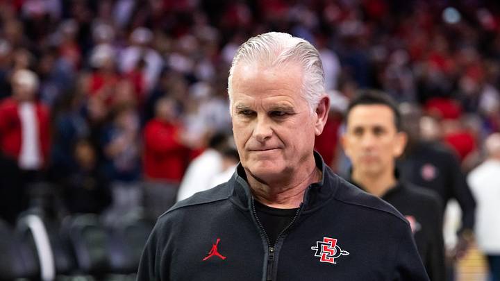 San Diego State Aztecs head coach Brian Dutcher.