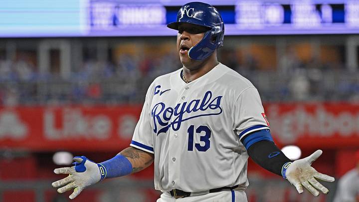 Kansas City Royals catcher Salvador Perez