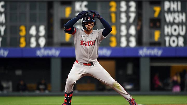 Boston Red Sox infielder Marcelo Mayer. Boston Red Sox infielder Marcelo Mayer.