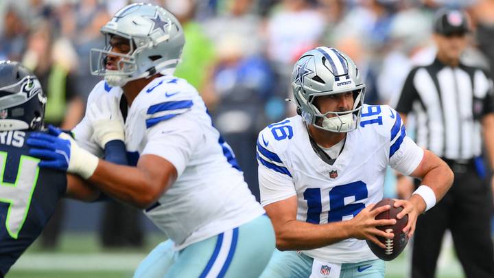 Dallas Cowboys quarterback Sam Howell.