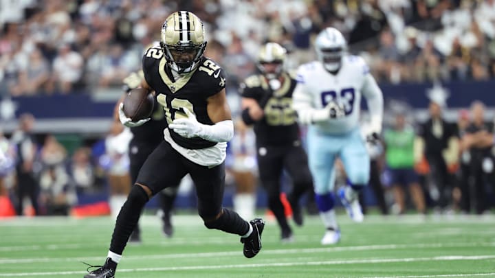 New Orleans Saints wide receiver Chris Olave.