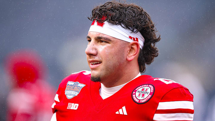 Nebraska Cornhuskers quarterback Dylan Raiola (15)