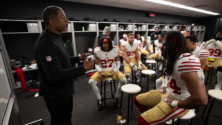 San Francisco 49ers defensive coordinator Steve Wilks
