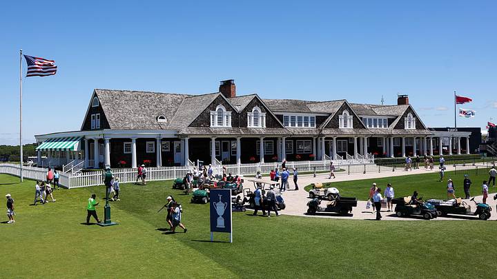 The famed clubhouse at Shinnecock Hills Golf Club. The famed clubhouse at Shinnecock Hills Golf Club.