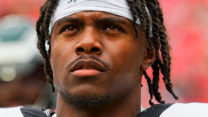 NFL Atlanta Falcons wide receiver Jahan Dotson. Mandatory Credit: Jay Biggerstaff-Imagn Images NFL Atlanta Falcons wide receiver Jahan Dotson. Mandatory Credit: Jay Biggerstaff-Imagn Images