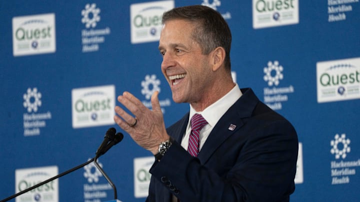 New York Giants Head Coach John Harbaugh