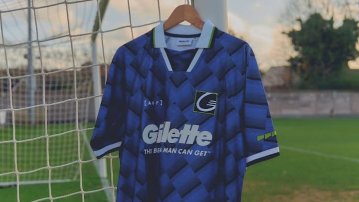 Gillette's new football shirt made in partnership with the Art of Football