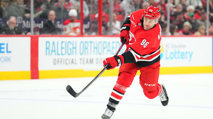 Calgary Flames v Carolina Hurricanes