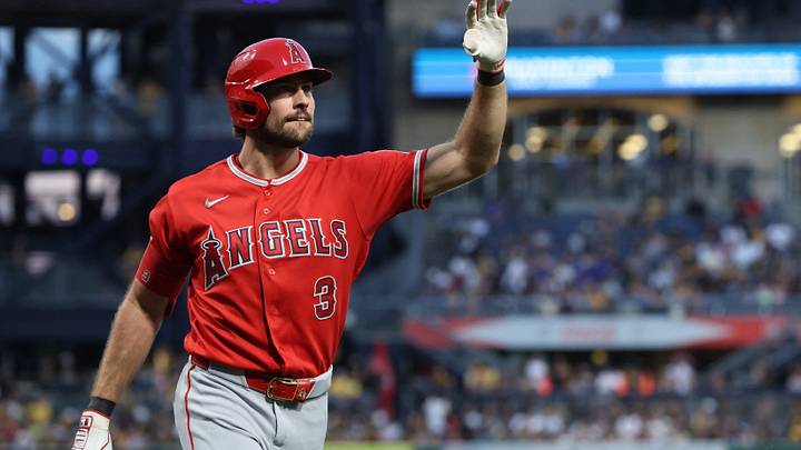 Sep 5, 2026; Pittsburgh, Pennsylvania, USA; Los Angeles Angels right fielder Josh Lowe (3) gestures to the crowd after crossing home plate on a solo home run against the Pittsburgh Pirates during the fifth inning at PNC Park. Mandatory Credit: Charles LeClaire-Imagn Images Sep 5, 2026; Pittsburgh, Pennsylvania, USA; Los Angeles Angels right fielder Josh Lowe (3) gestures to the crowd after crossing home plate on a solo home run against the Pittsburgh Pirates during the fifth inning at PNC Park. Mandatory Credit: Charles LeClaire-Imagn Images