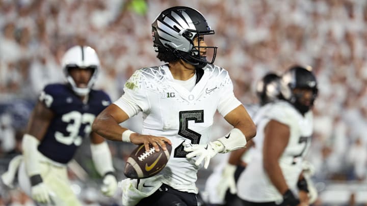 Dante Moore, Oregon v Penn State