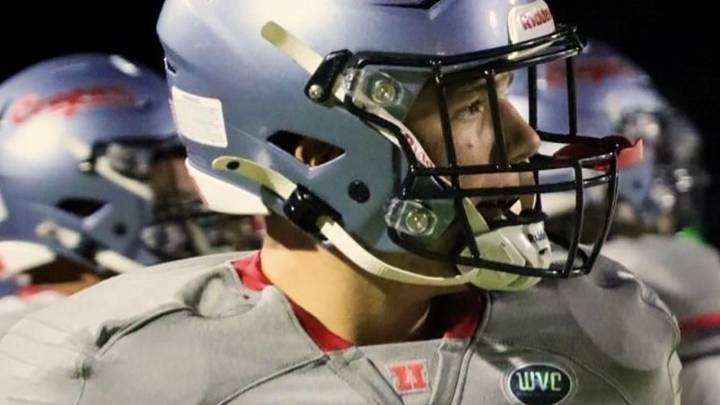 Derek Radzwich kicked a 23-yard field goal as time expired, Friday night, to life Hazleton Area to a 17-14 win over Crestwood in a Pennsylvania High School football game. Derek Radzwich kicked a 23-yard field goal as time expired, Friday night, to life Hazleton Area to a 17-14 win over Crestwood in a Pennsylvania High School football game.