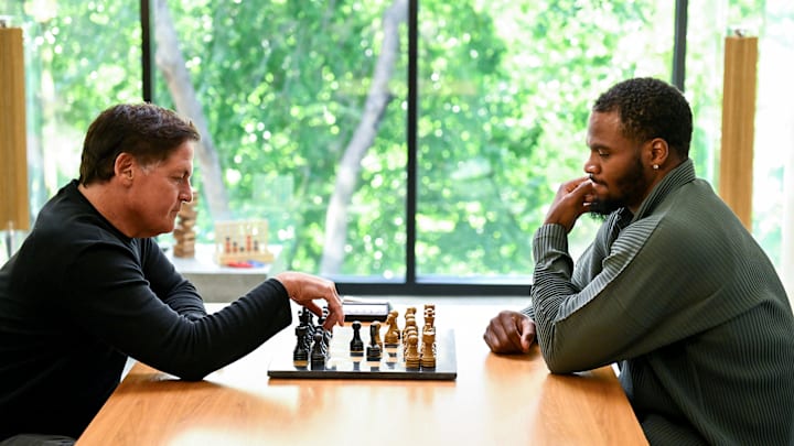 Parsons first met Cuban at a Mavs game when he introduced himself to the owner.