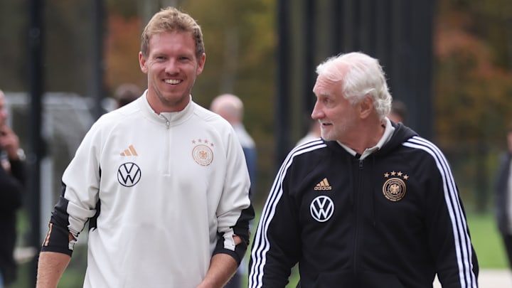 Julian Nagelsmann mit Rudi Völler