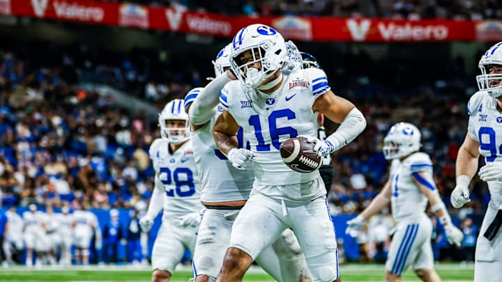 BYU linebacker Isaiah Glasker in Alamo Bowl win over Colorado BYU linebacker Isaiah Glasker in Alamo Bowl win over Colorado