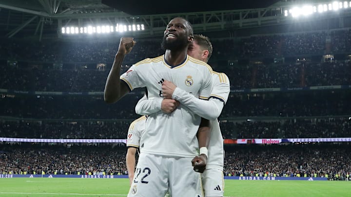 Antonio Rüdiger bejubelt seinen Treffer gegen Mallorca