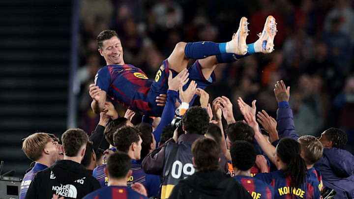 Robert Lewandoski se despidió del FC Barcelona Robert Lewandoski se despidió del FC Barcelona