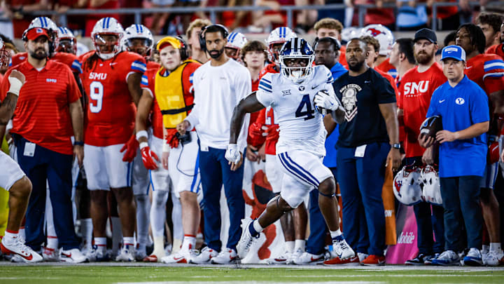 BYU RB Miles Davis vs SMU