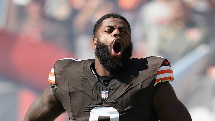 Cleveland Browns defensive end Jared Verse