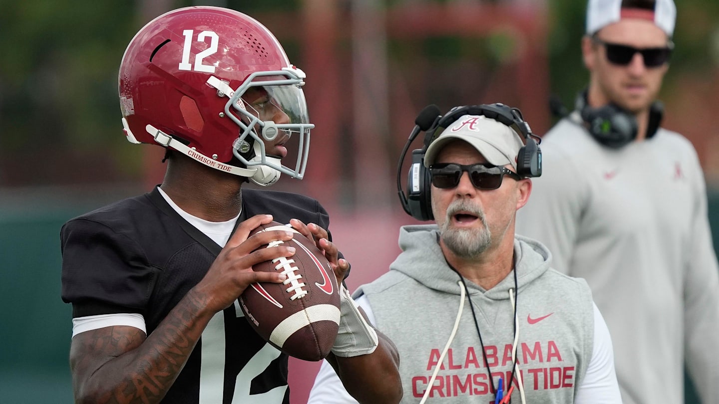 Everything Alabama Offensive Coordinator Ryan Grubb Said After Third Spring Practice
