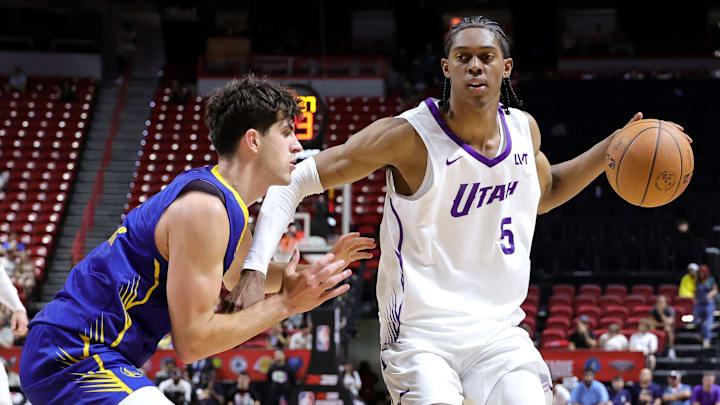 2025 NBA Summer League - Golden State Warriors v Utah Jazz