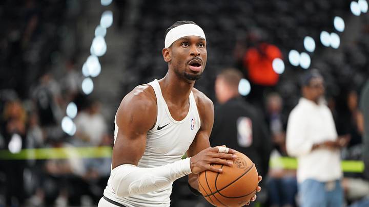 May 28, 2026; San Antonio, Texas, USA; Oklahoma City Thunder guard Shai Gilgeous-Alexander (2) warms up before the start of game six of the western conference finals for the 2026 NBA playoffs at Frost Bank Center. Mandatory Credit: Dustin Safranek-Imagn Images May 28, 2026; San Antonio, Texas, USA; Oklahoma City Thunder guard Shai Gilgeous-Alexander (2) warms up before the start of game six of the western conference finals for the 2026 NBA playoffs at Frost Bank Center. Mandatory Credit: Dustin Safranek-Imagn Images