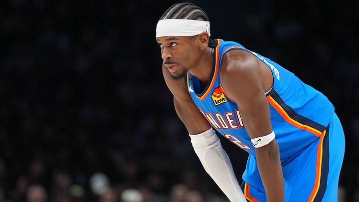 Oct 20, 2026; San Antonio, Texas, USA; Oklahoma City Thunder guard Shai Gilgeous-Alexander (2) looks on in the second half against the San Antonio Spurs at Frost Bank Center. Mandatory Credit: Daniel Dunn-Imagn Images Oct 20, 2026; San Antonio, Texas, USA; Oklahoma City Thunder guard Shai Gilgeous-Alexander (2) looks on in the second half against the San Antonio Spurs at Frost Bank Center. Mandatory Credit: Daniel Dunn-Imagn Images
