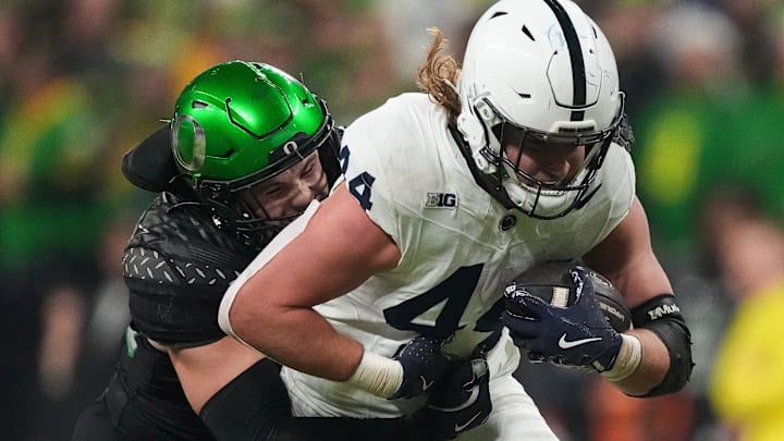Even Penn State tight end Tyler Warren can't be ruled out for the Bears in Round 1 arter the thorough way they addressed needs in the early part of free agency.