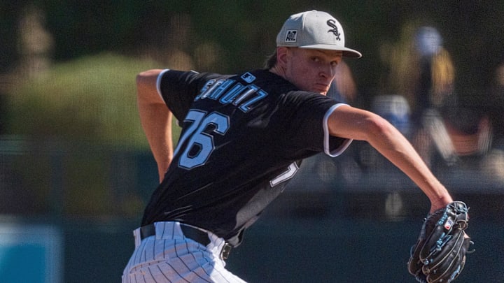 Chicago White Sox pitcher Noah Schultz