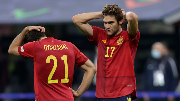 Mikel Oyarzabal abrió el marcador al 66', pero España no pudo mantener su ventaja.