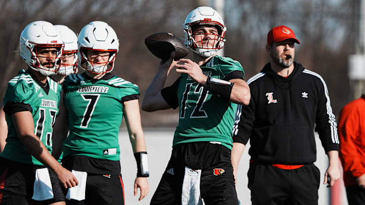 Louisville QB Brady Allen (12)