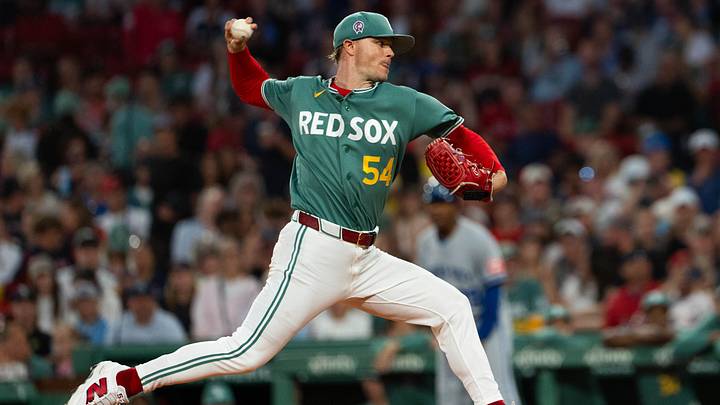 Sep 11, 2026; Boston, Massachusetts, USA; Boston Red Sox pitcher Sonny Gray (54) pitching during the first inning against the Kansas City Royals at Fenway Park. Mandatory Credit: Natalie Reid-Imagn Images Sep 11, 2026; Boston, Massachusetts, USA; Boston Red Sox pitcher Sonny Gray (54) pitching during the first inning against the Kansas City Royals at Fenway Park. Mandatory Credit: Natalie Reid-Imagn Images