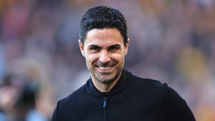 Mikel Arteta's Arsenal are top of the Premier League