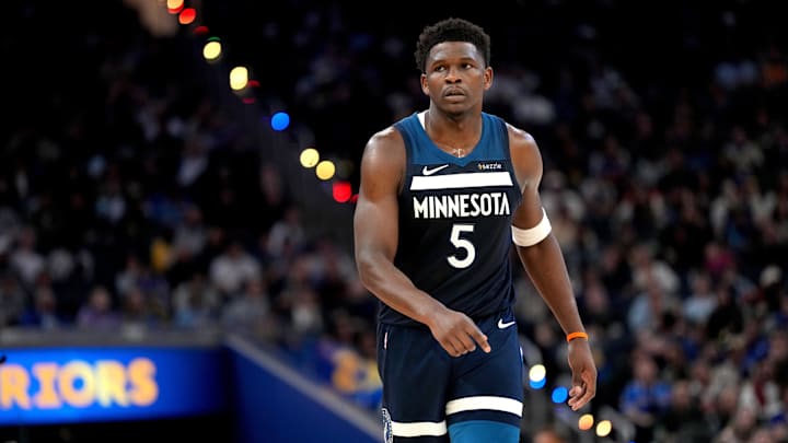 Minnesota Timberwolves guard Anthony Edwards. Minnesota Timberwolves guard Anthony Edwards.