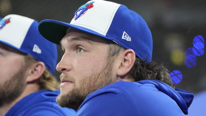 Toronto Blue Jays pitcher Trey Yesavage. Toronto Blue Jays pitcher Trey Yesavage.