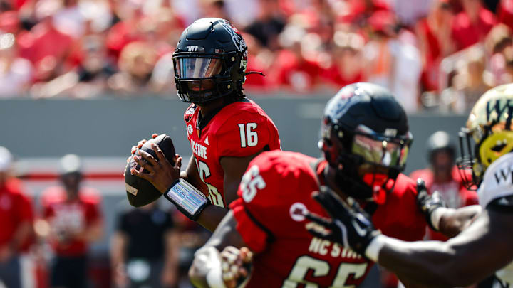 North Carolina State quarterback CJ Bailey