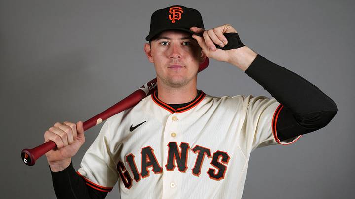 Feb 19, 2026; Scottsdale, AZ, USA; San Francisco Giants catcher Daniel Susac (6) poses during Photo Day at Scottsdale Stadium. Mandatory Credit: Rick Scuteri-Imagn Images Feb 19, 2026; Scottsdale, AZ, USA; San Francisco Giants catcher Daniel Susac (6) poses during Photo Day at Scottsdale Stadium. Mandatory Credit: Rick Scuteri-Imagn Images